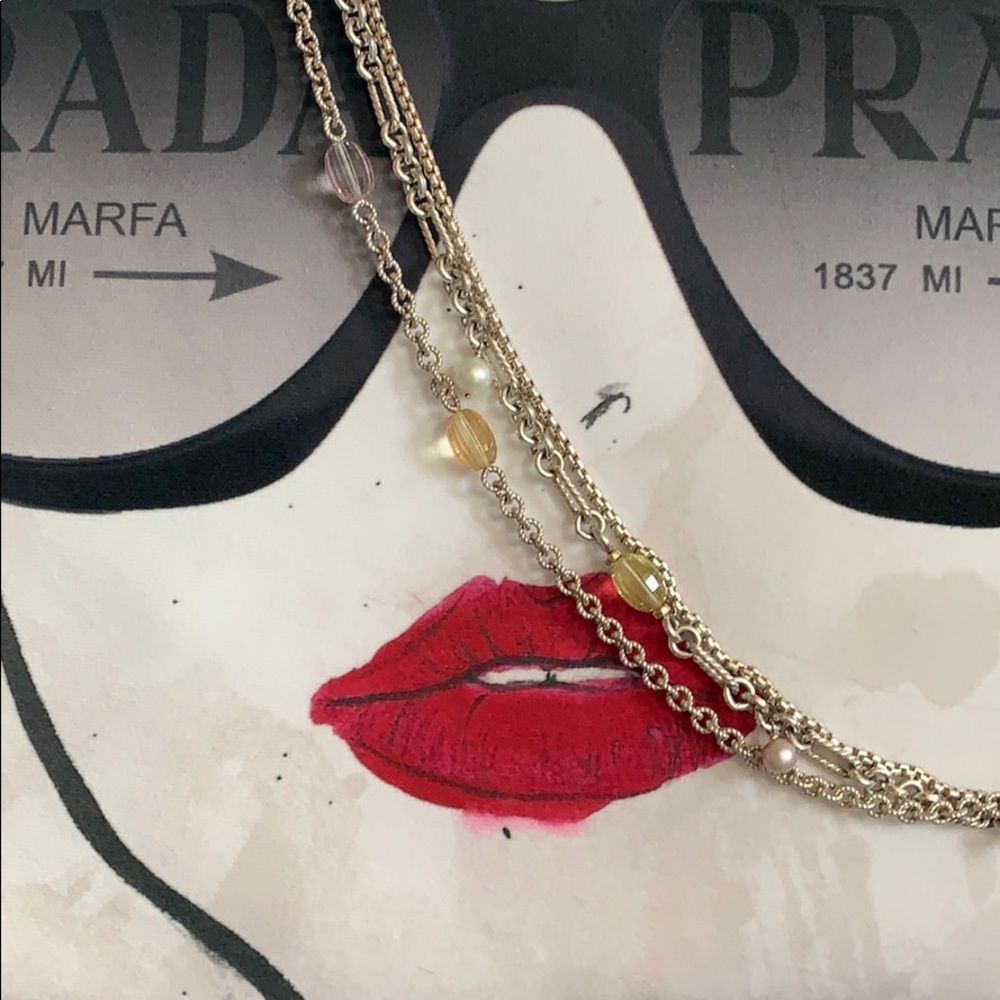 David Yurman Necklace Lemon Quartz & Pearl - Picture 3 of 16